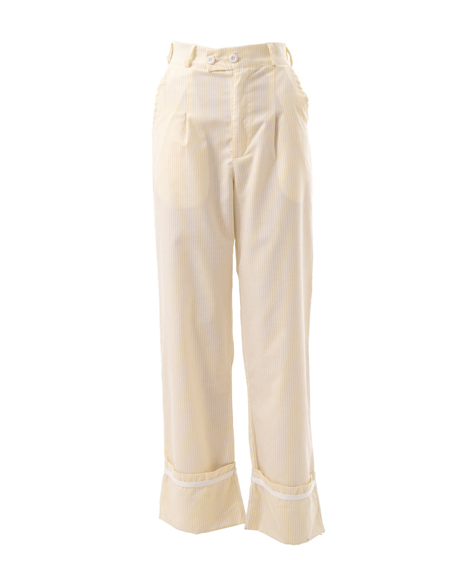 Linear Love Pants in Yellow