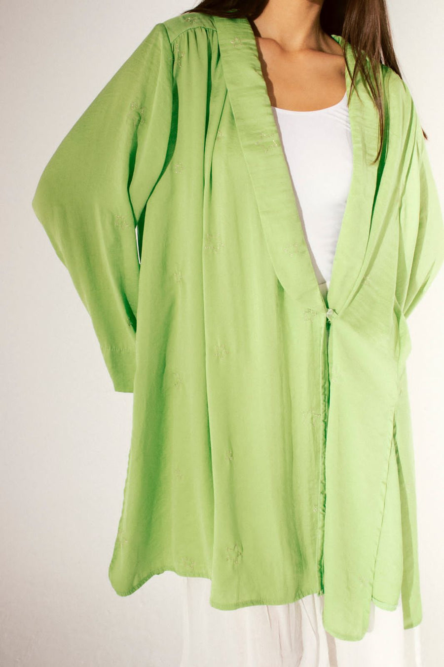 Starlight Top in Lime Green