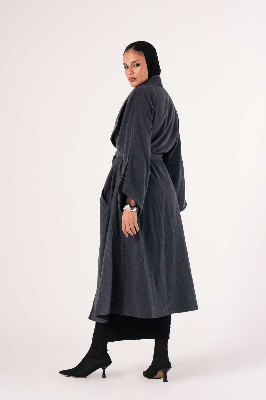 Night n Day Coat in Grey