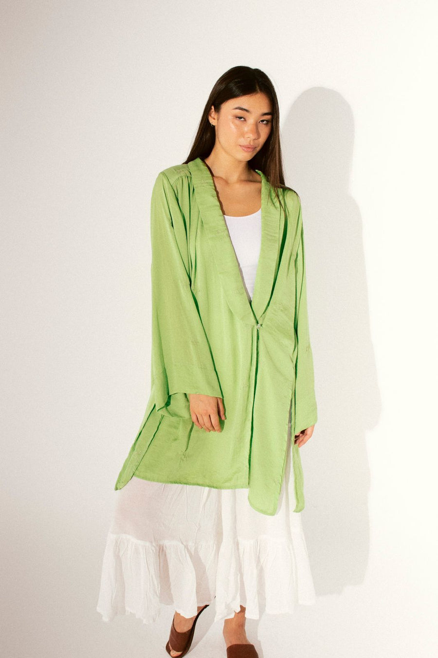 Starlight Top in Lime Green