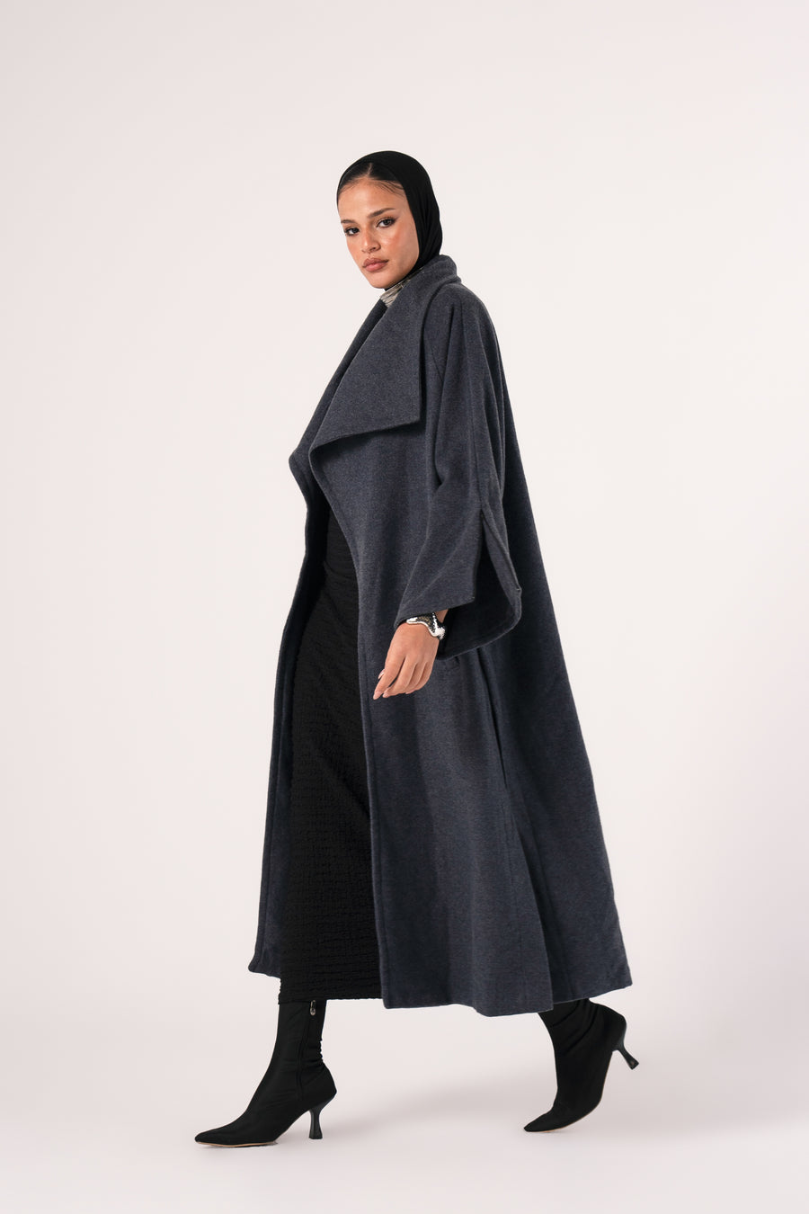 Night n Day Coat in Grey