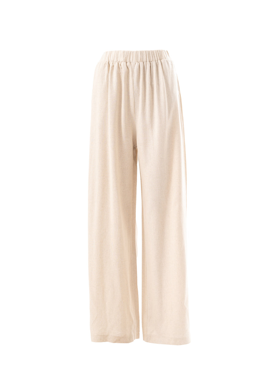 Salt Linen Pants in Beige
