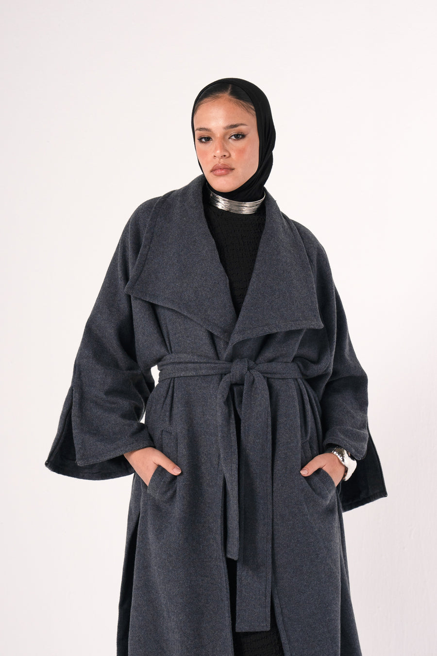 Night n Day Coat in Grey