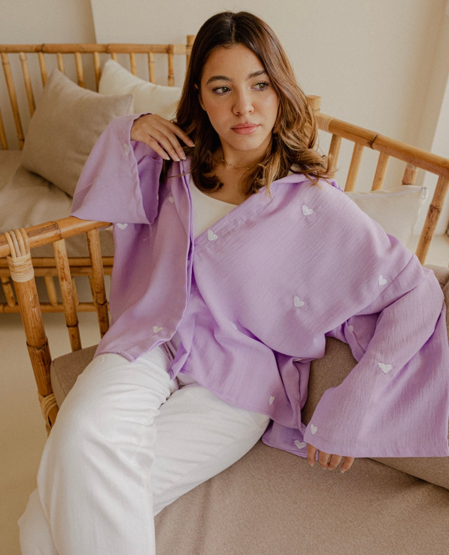 Mila Shirt in Lilac