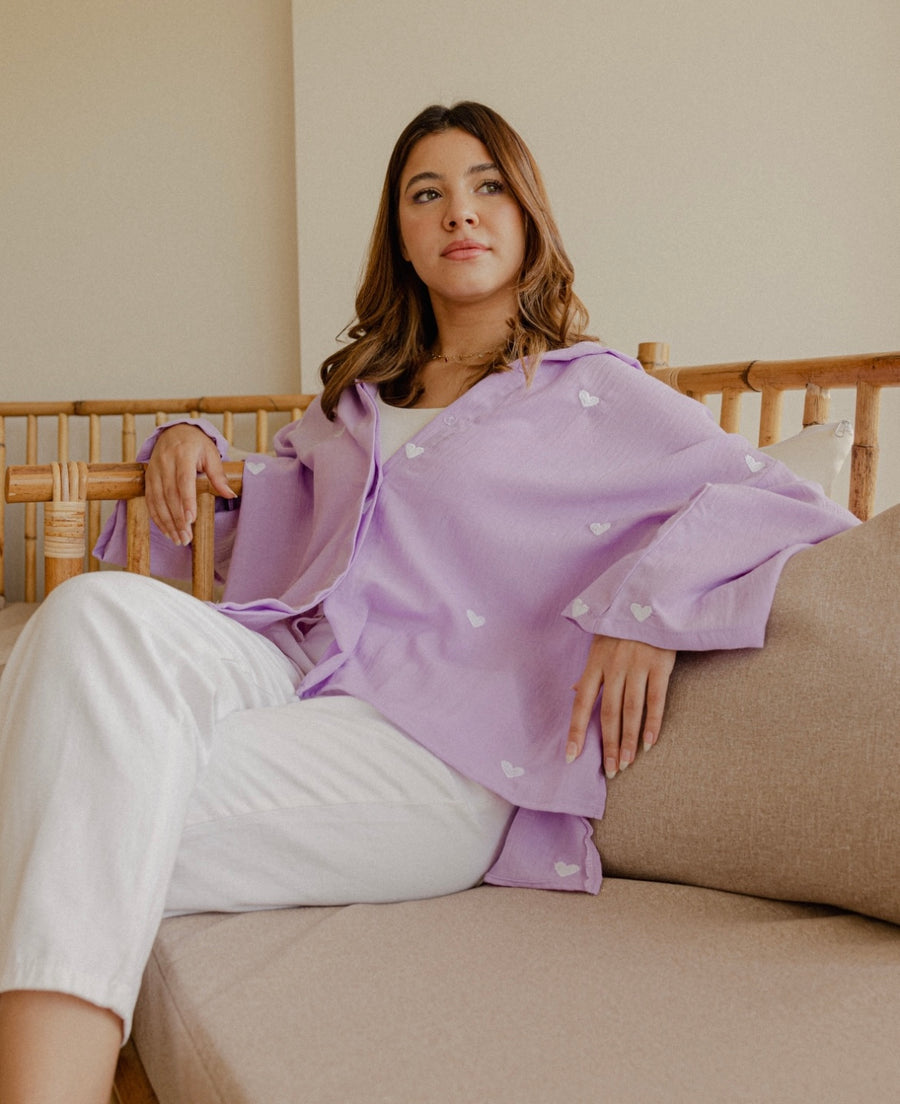 Mila Shirt in Lilac