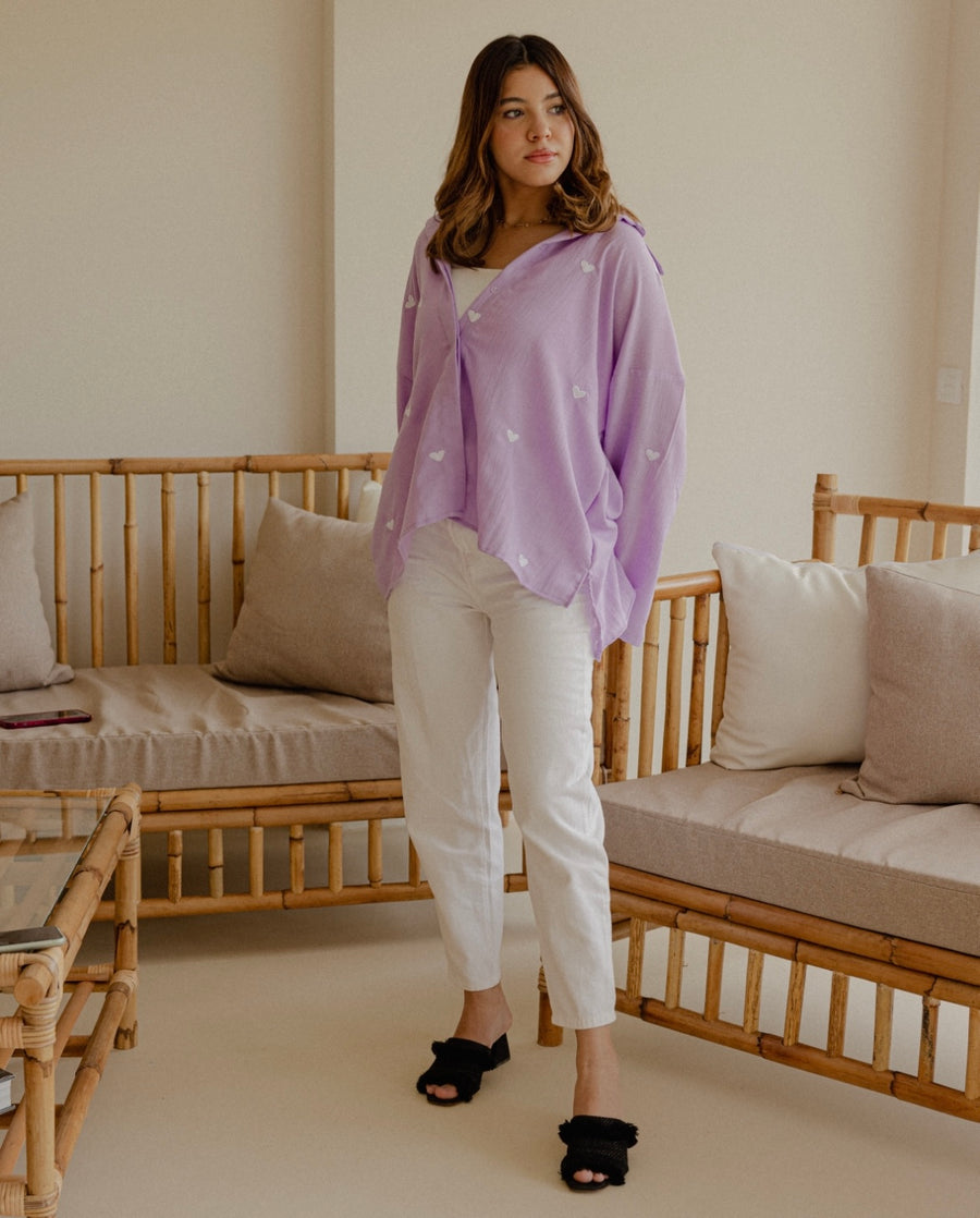 Mila Shirt in Lilac