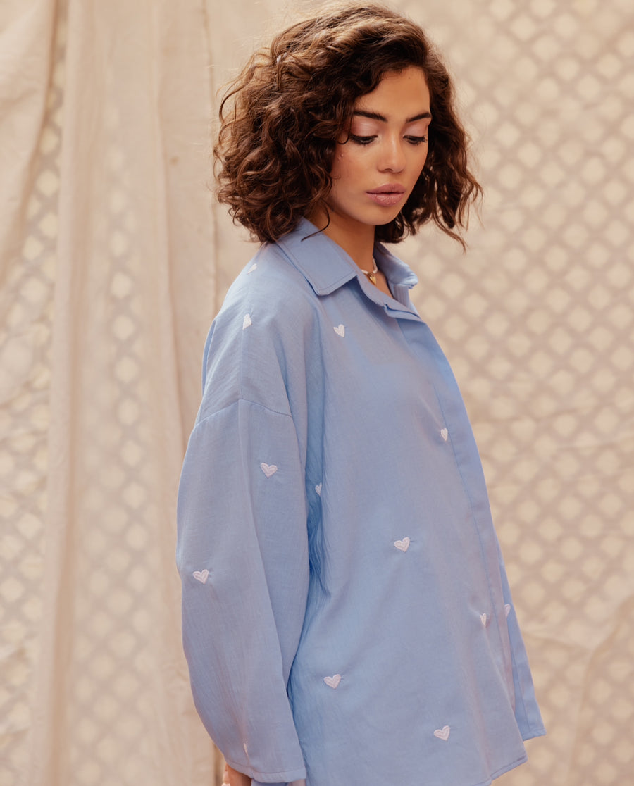 Mila Shirt in Light Blue