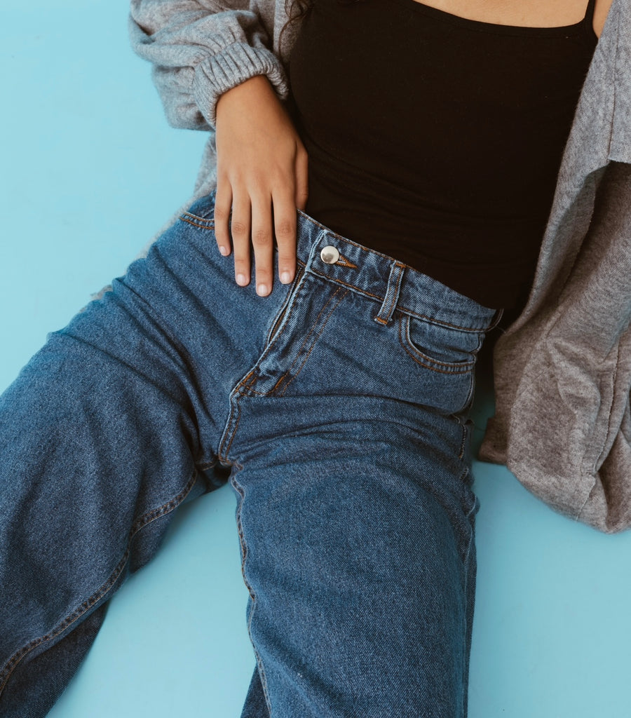 WOO Wide Denim in Blue