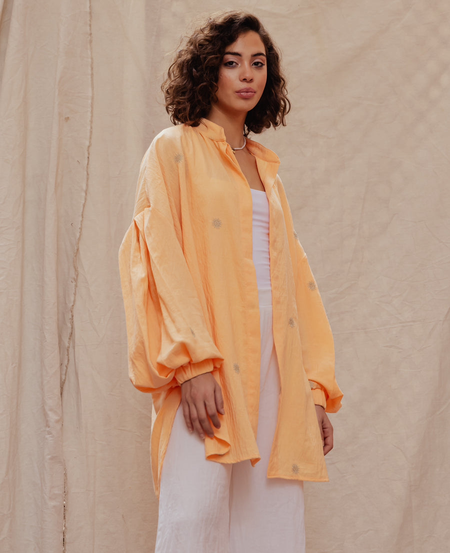 Puffy Sun Shirt in Orange