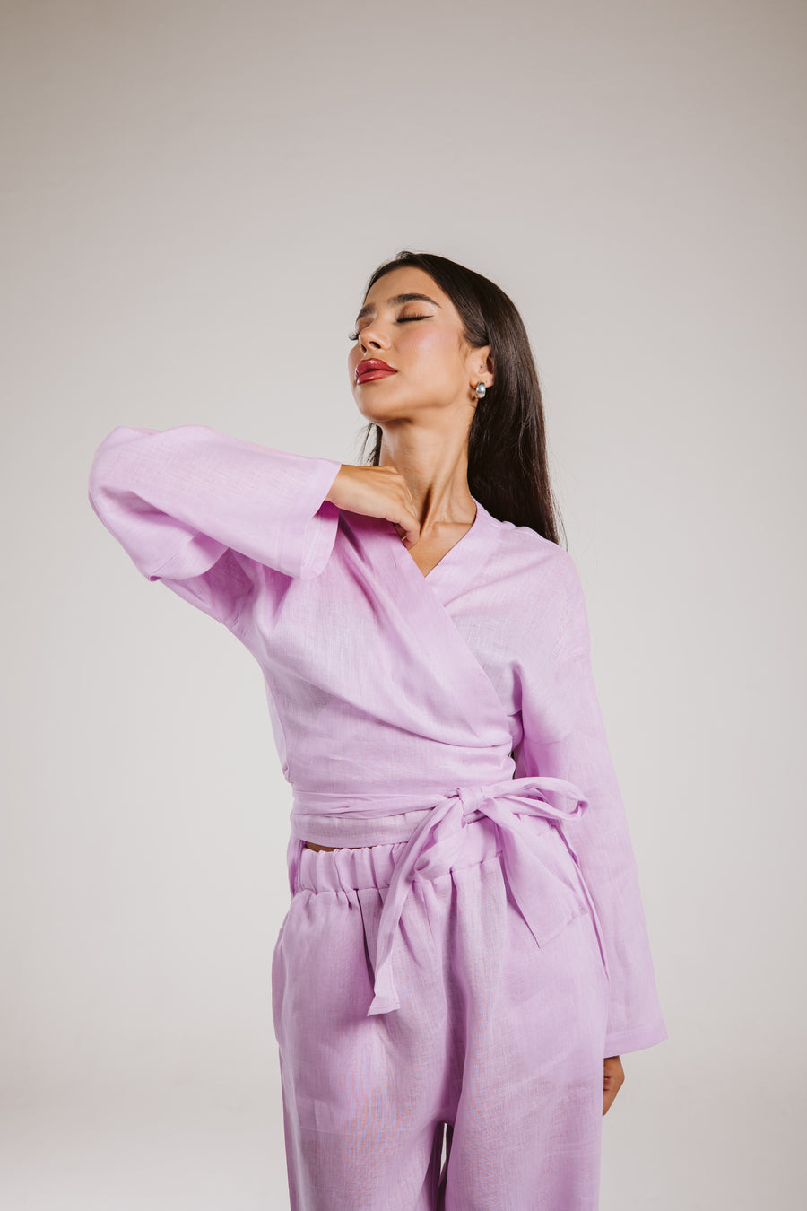 Tint Wrap Top in Lilac