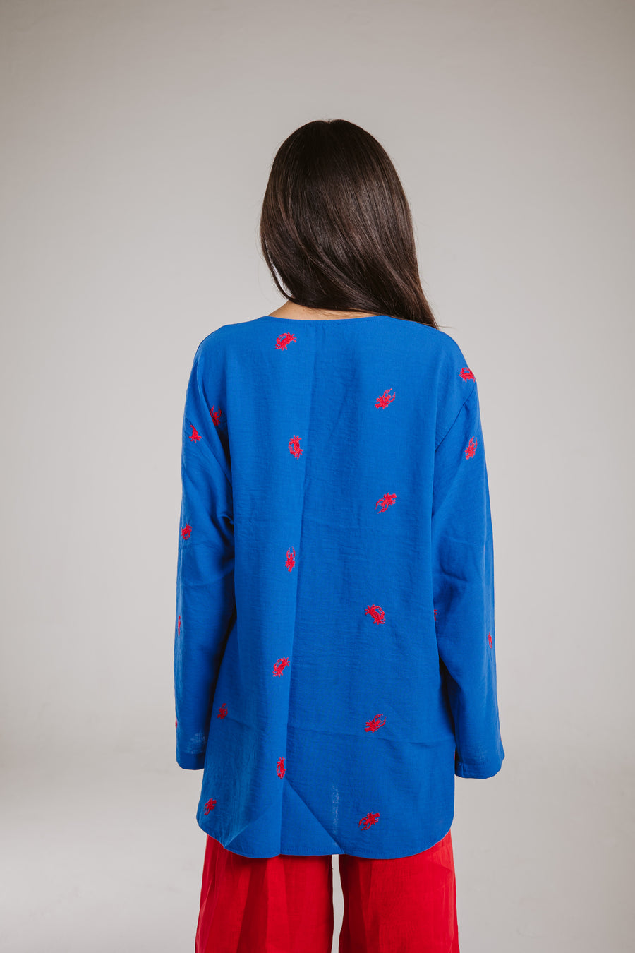 Bow Top in Blue