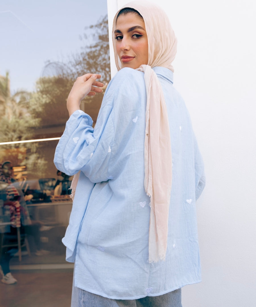 Mila Shirt in Light Blue