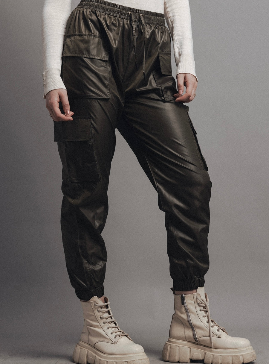 Cargo Waterproof Pants in Olive